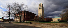 Hill Auditorium, Burton Memorial Tower, and the Rackham Graduate School
