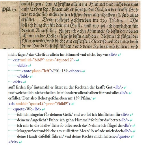 Example 1: Discontinuous Quotations